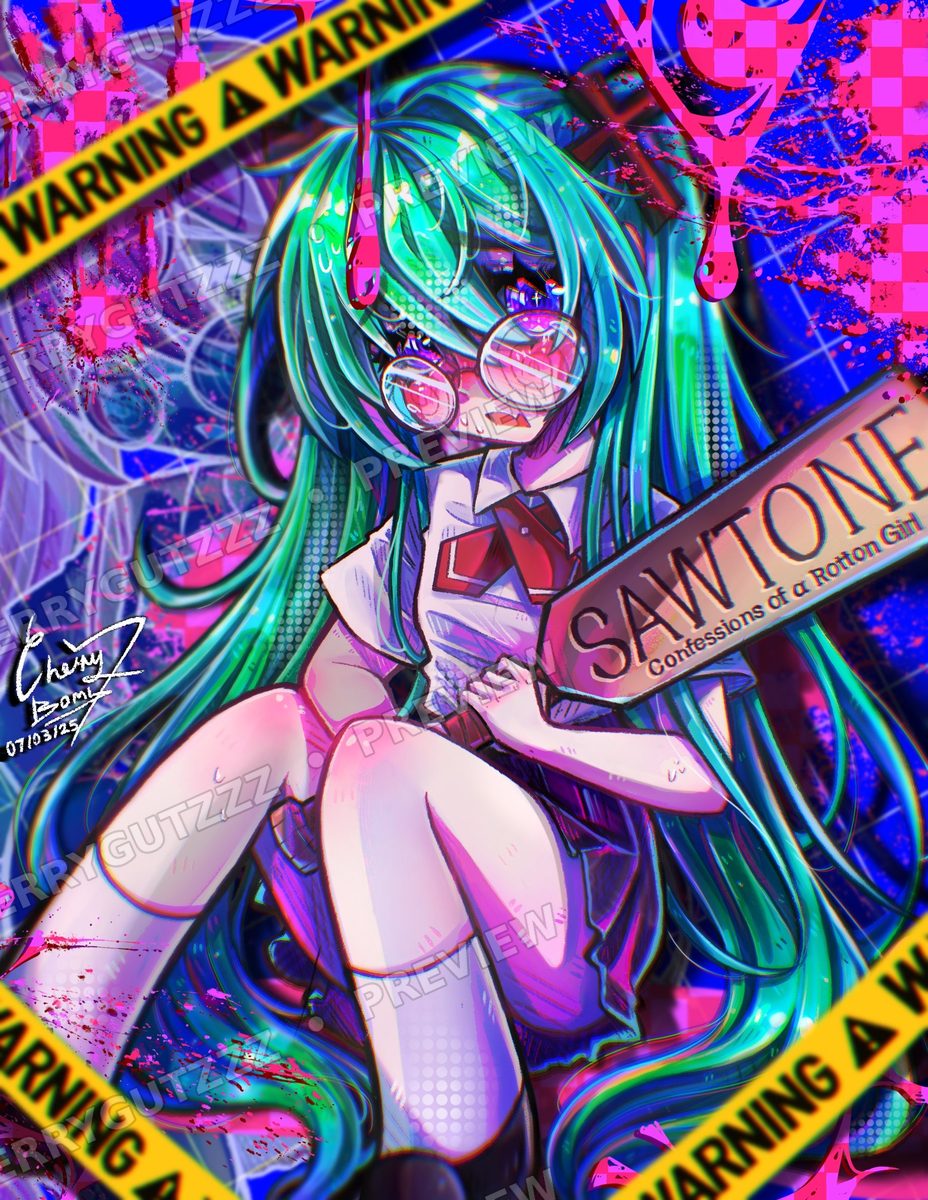 Confessions of a Rotten Girl artwork by Cherrygutzzz — watermarked preview