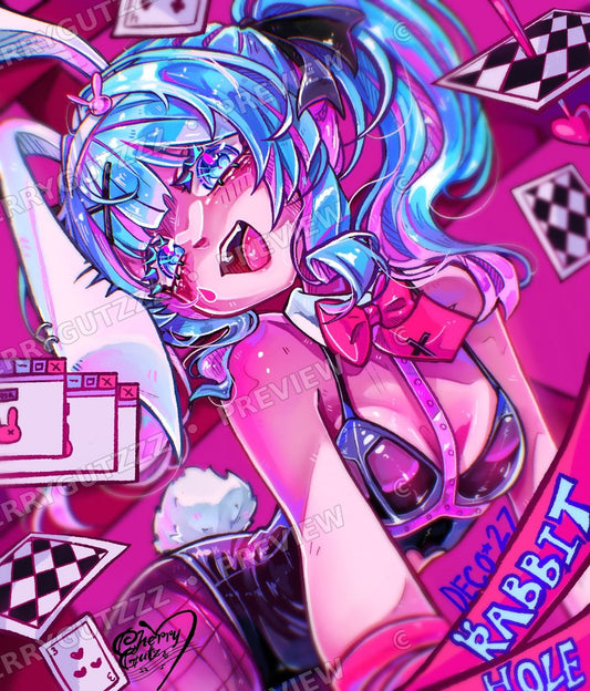 Rabbit Hole artwork by Cherrygutzzz — watermarked preview