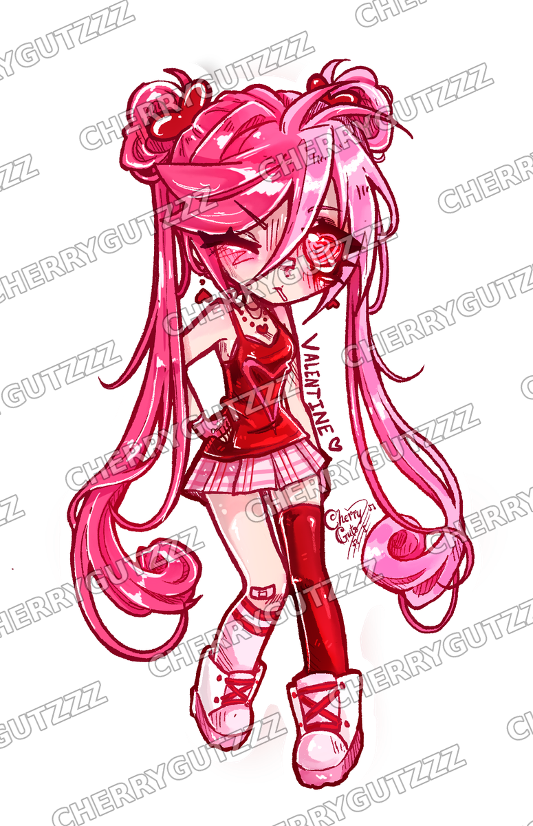 Valentine Sticker artwork by Cherrygutzzz — watermarked preview